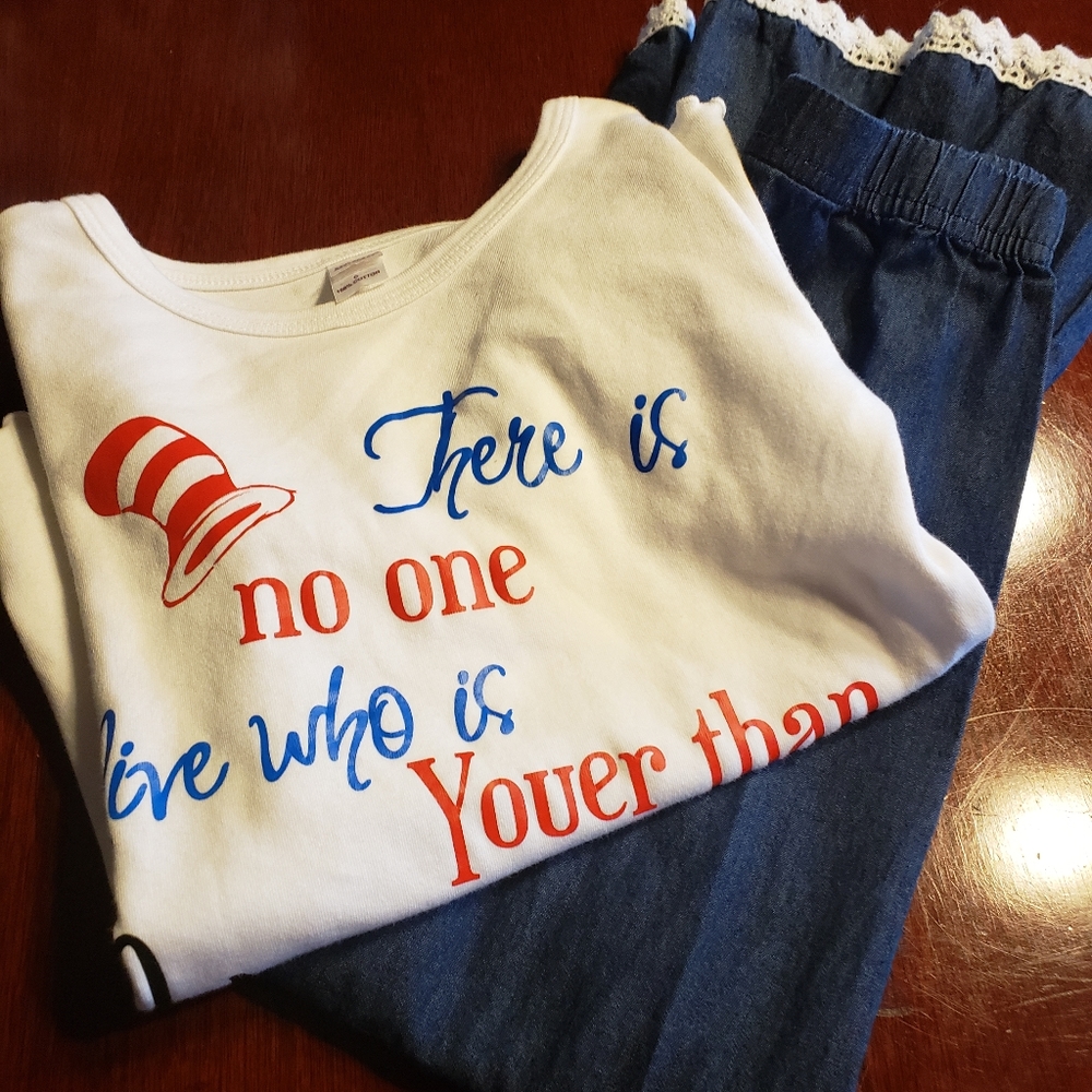 Dr Suess handmade outfit